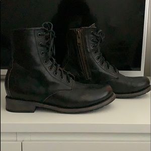 Freebird Manchester Distressed Black Boots Sz 10